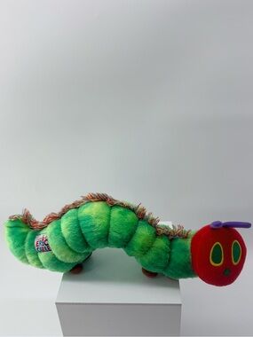 Plush Green Caterpillar Stuffed Animal - Classic Storybook Design